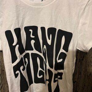 Wrangler-Lainey Wilson White T-Shirt with Black Graphic Print L